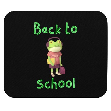 Discover Frog Back To School Mouse Pads