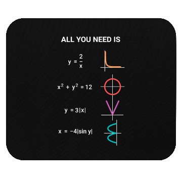 Discover All You Need is Love with Math Rainbow Mouse Pads