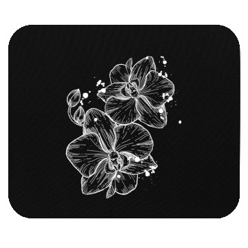Discover Breathtaking amazing orchid (white version) Mouse Pads