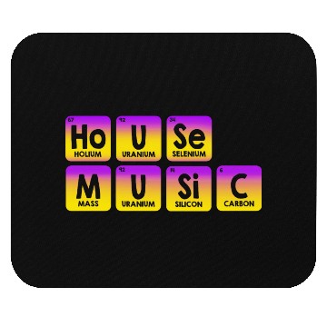 Discover Periodic Table Science Techno House Music Mouse Pads