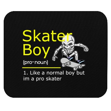 Discover Skater Boy Mouse Pads