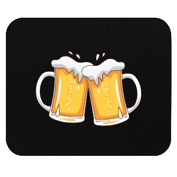 Discover two mugs of beer Mouse Pads