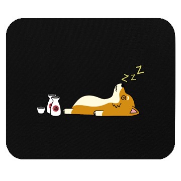 Discover Shiba Inu Sake Drunk Mouse Pads