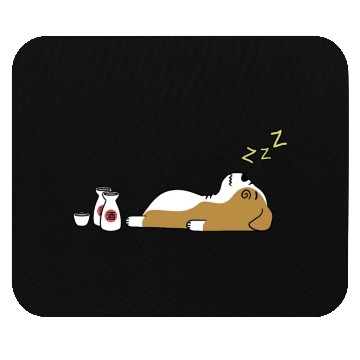 Discover English Bulldog Sake Drunk Mouse Pads