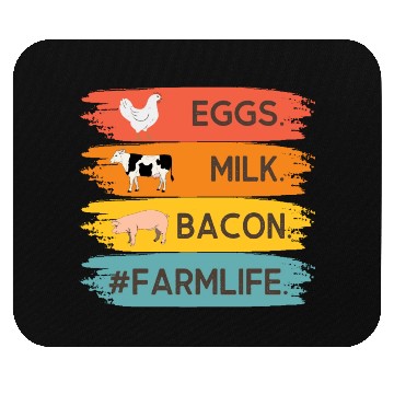 Discover FARMLIFE EGGS MILK BACON 2 Mouse Pads