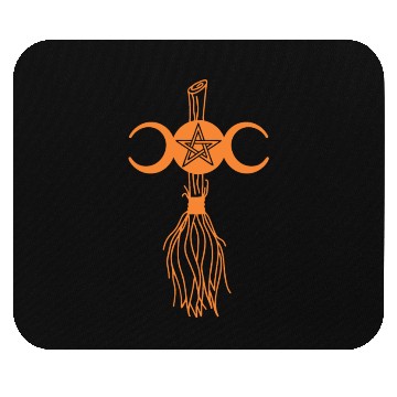 Discover Witch Trick Magic Happy Halloween Holidays Mouse Pads