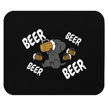 Discover Great Dane Drinking Beer Mouse Pads