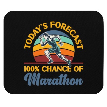 Discover Running Runner Half Marathon Retro Mouse Pads