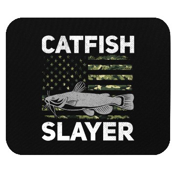 Discover Catfish Slayer - Wels Catfish Hunter Mouse Pads