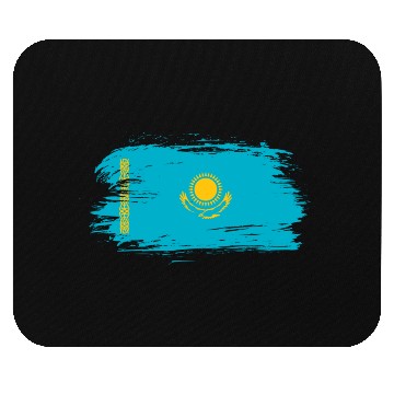 Discover Kazakhstan flag Mouse Pads