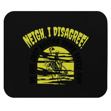 Discover Halloween Cowboy Skeleton Fun Horse Riding Mouse Pads