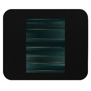 Discover Luxury Green Gold Glitter Stripes Mouse Pads