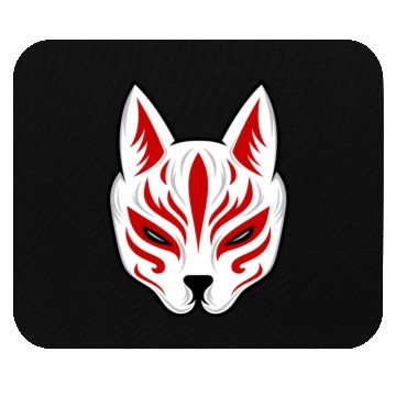 Discover Cat Kitsune Japan Mouse Pads
