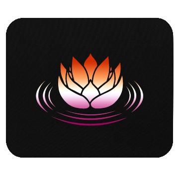 Discover Lesbian Pride Lotus Mouse Pads
