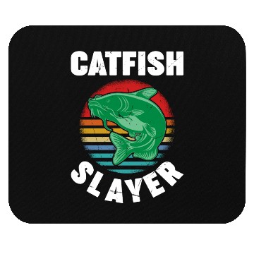 Discover Catfish Slayer - Wels Catfish Hunter Mouse Pads