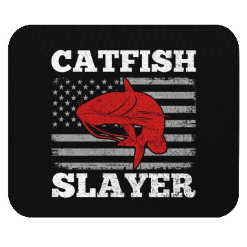 Discover Catfish Slayer - Wels Catfish Hunter Mouse Pads