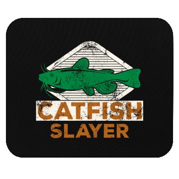Discover Catfish Slayer - Wels Catfish Hunter Mouse Pads