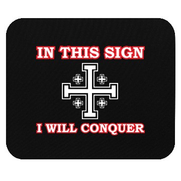 Discover Crusader Cross Of Jerusalem Knights Templar Mouse Pads