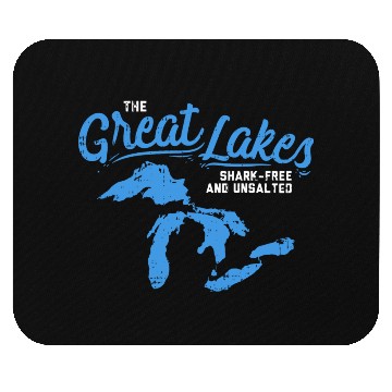 Discover Great Lakes Shark Free & Unsalted Summer Vacation Mouse Pads