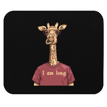 Discover Bitcoin Giraffe BTC Crypto Hodl Design Mouse Pads