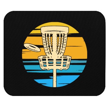 Discover Disc Golf Sunset Mouse Pads