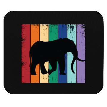 Discover Elephant Silhouette Mouse Pads