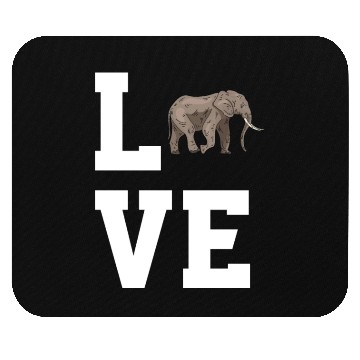 Discover Love Elephants Mouse Pads