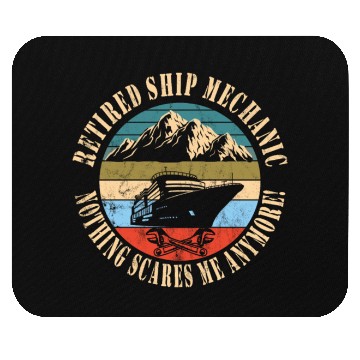 Discover Ship Mechanic Mouse Pads