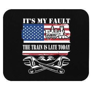 Discover Train Mechanic Mouse Pads