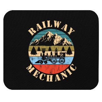 Discover Railway Mechanic Mouse Pads