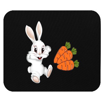 Discover rabbit Mouse Pads