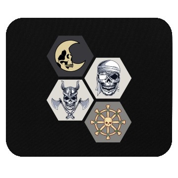 Discover Scary Cool Pirate Skull Halloween Lovers Mouse Pads