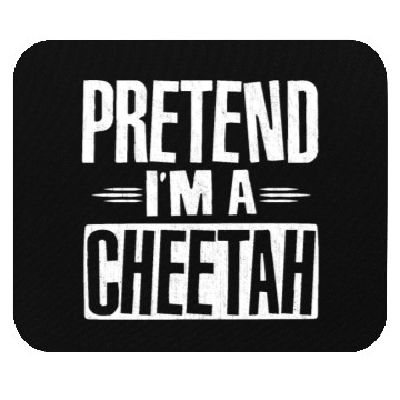 Discover Pretend I'm A Cheetah Easy Lazy Halloween Costume Mouse Pads
