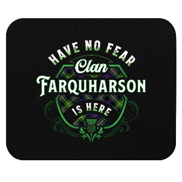 Discover Funny Scottish Clan Farquharson Tartan No Fear Mouse Pads