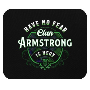 Discover Funny Scottish Clan Armstrong Tartan Have No Fear Mouse Pads