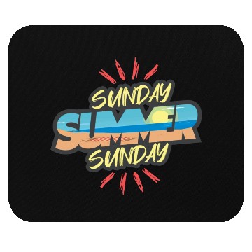 Discover Sunday Summer Mouse Pads
