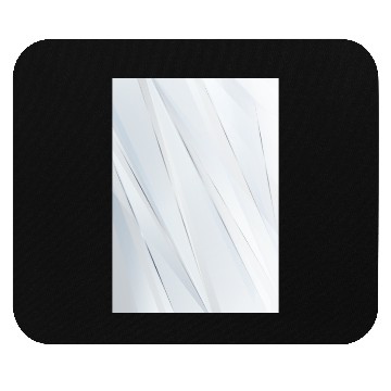 Discover Luxury White Silver Stripes Mouse Pads