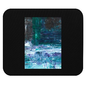 Discover Abstract Grunge Brushstrokes Painting Mouse Pads