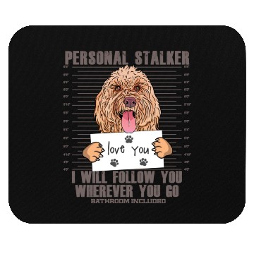 Discover Funny Goldendoodle Dog Lover Cartoon Mouse Pads