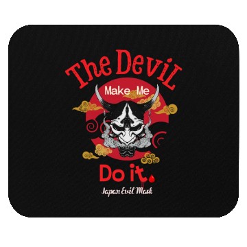 Discover The Devil Make Me Do It Japan Evil Gold Cloud. Mouse Pads