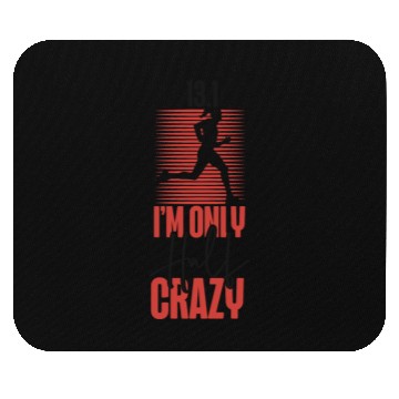 Discover Running Runner Half Marathon Half Mouse Pads