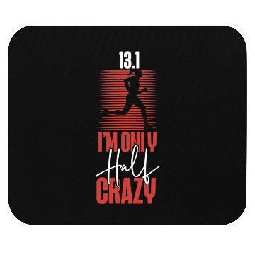 Discover Running Runner Half Marathon Half Mouse Pads