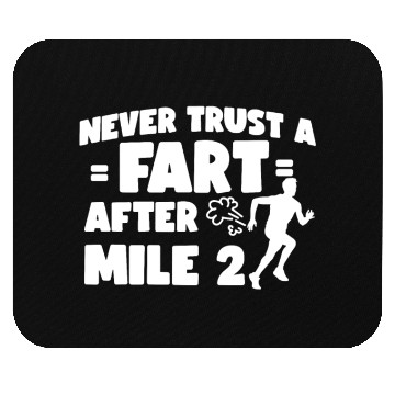 Discover Running Runner Half Marathon Never Mouse Pads