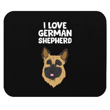 Discover German Shepherd - I love German Shepherd Mouse Pads