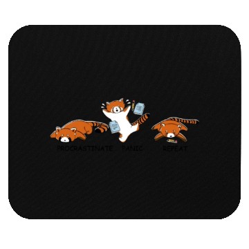 Discover Procrastinate Panic Repeat - procrastinate Mouse Pads