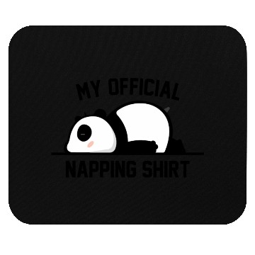 Discover MY OFFICIAL PANDA NAPPING Mouse Pads