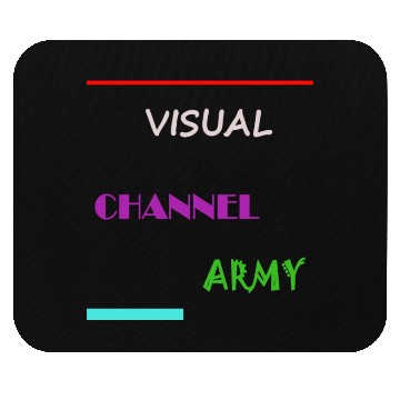 Discover Visual Channel Army Mouse Pads
