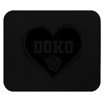 Discover Doko Heart Doppelkopf Card Game Hobby Mouse Pads