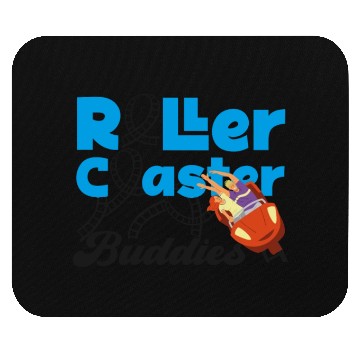 Discover Roller Coaster Friends Besties Mouse Pads