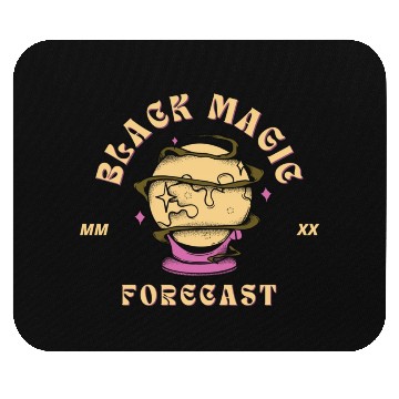 Discover Pink Yellow Typography Mouse Pads